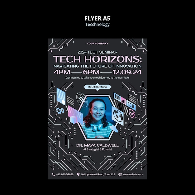 Gradient technology template design