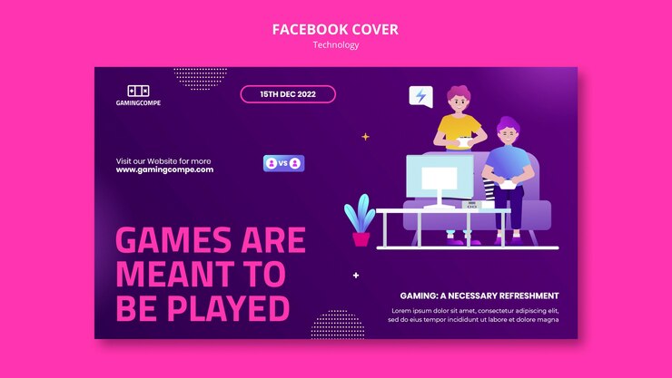 Free PSD gradient technology template