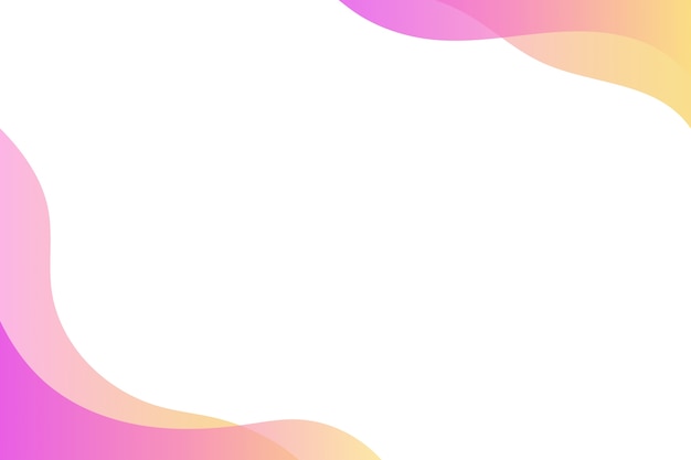 Free PSD gradient wavy border design