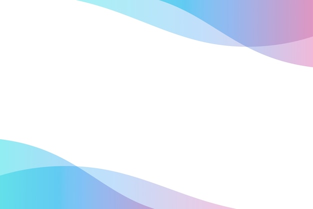 Free PSD gradient wavy border design