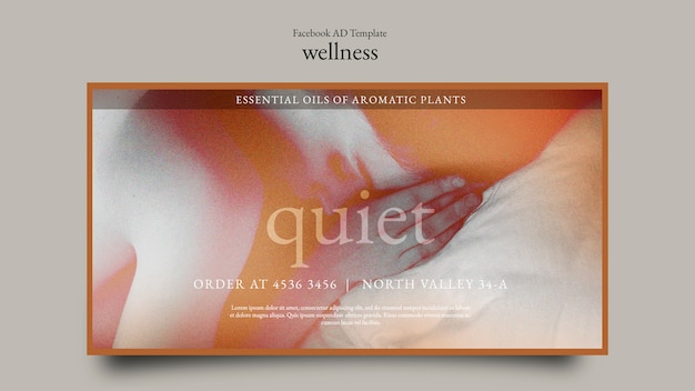 Free PSD gradient wellness template