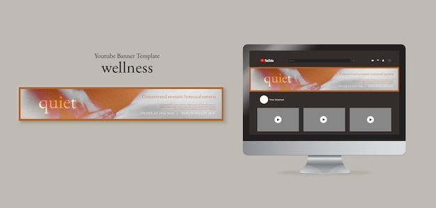 Gradient Wellness Template Free PSD Download