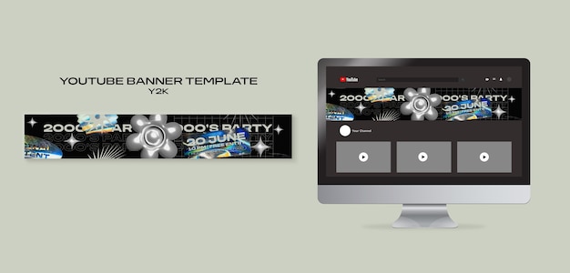 Free Gradient Y2K Template PSD – Download for Free