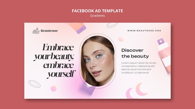 Free PSD gradients beauty template design