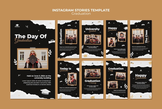 Graduation celebration instagram stories