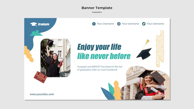 Graduation design of banner design