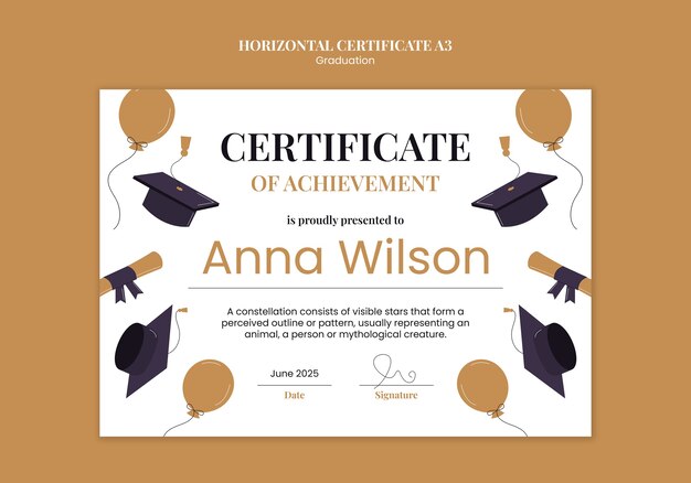 graduation template design
