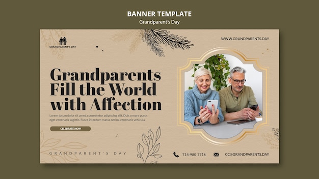 Grandparent’s Day Banner Design Template