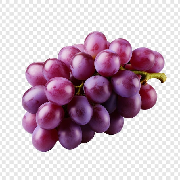 Бесплатный PSD Виноградные плоды, изолированные на прозрачном фоне