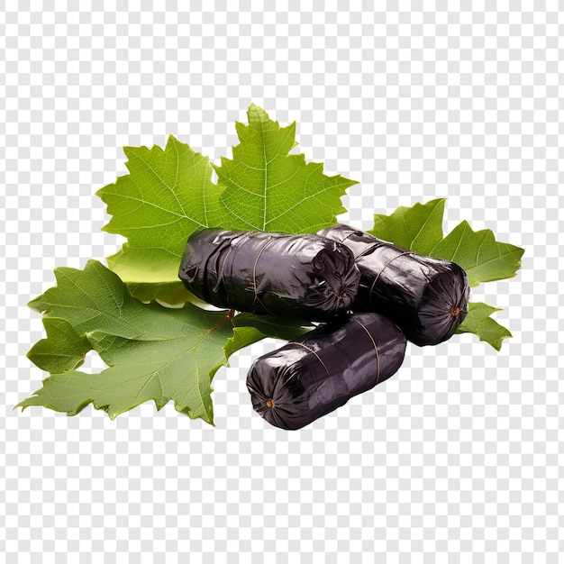 Free PSD grape leaves isolated on transparent background