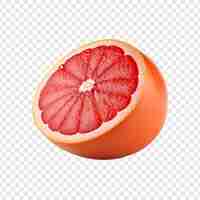 Free PSD grapefruit fruits isolated on transparent background