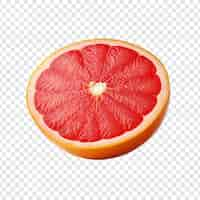 Free PSD grapefruit fruits isolated on transparent background