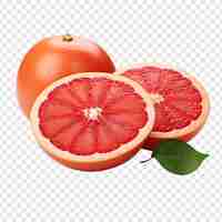 Free PSD grapefruit isolated on transparent background