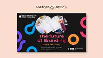 PSD gratuito modello di copertina per social media della professione di graphic design