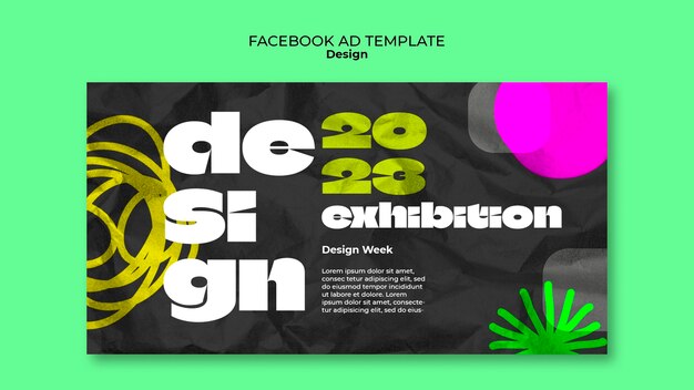 Graphic design template