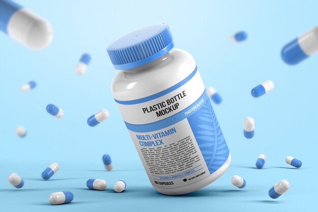 Capsule Bottle Psd 200 High Quality Free Psd Templates For Download