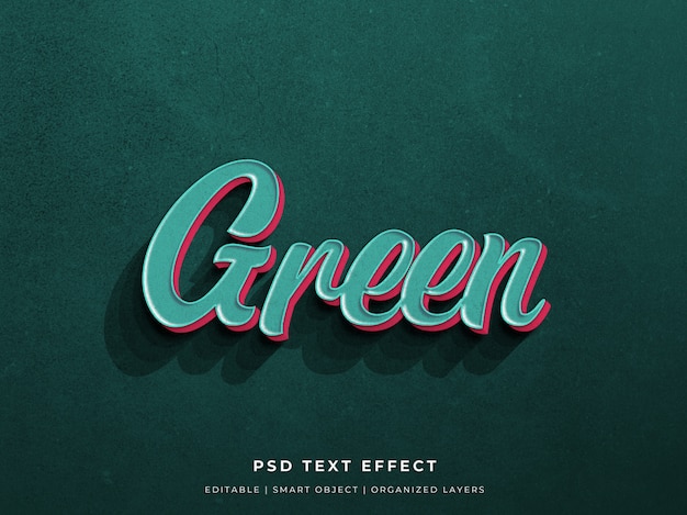 Download Holographic 3d text style effect mockup PSD file | Premium ...