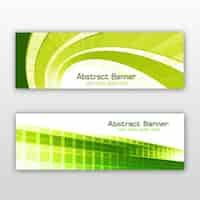 PSD gratuito banner green impostare