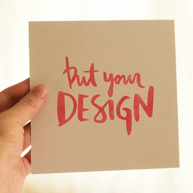 Free PSD greeting cards template design