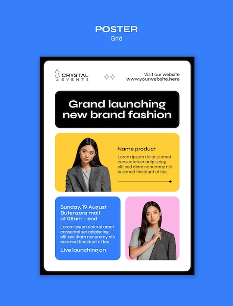 Grid template design