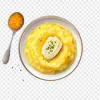 Free PSD grits isolated on transparent background