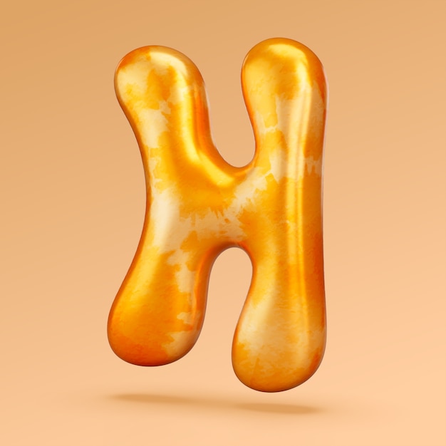Abstract liquid letter h psd high quality free psd templates for
