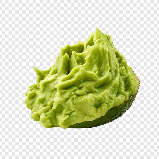 Guacamole isolato su sfondo trasparente