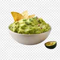 Free PSD guacamole isolated on transparent background
