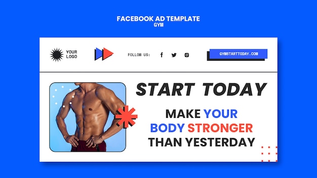 Gym and Fitness Social Media Promo Template | Free PSD Download