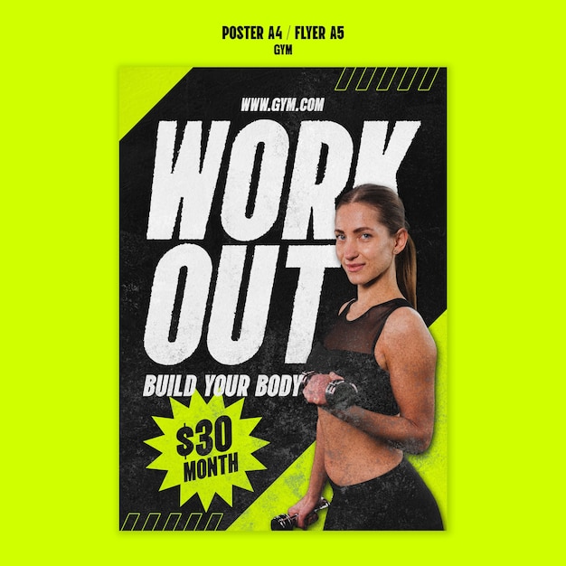 Gym template design