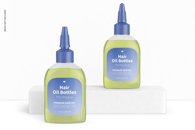 Download Free Psd Hair Oil Bottle Mockup