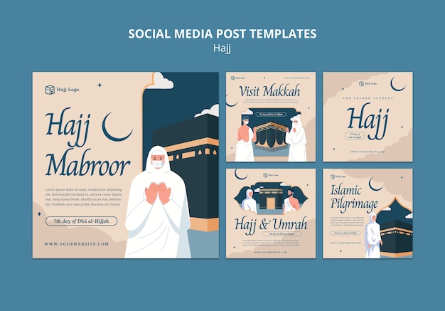 Hajj season instagram posts