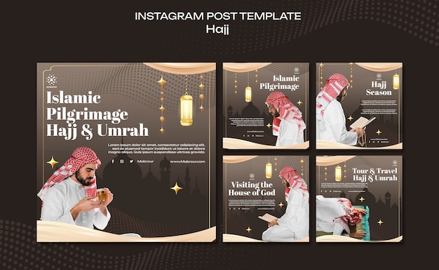 Free PSD hajj season instagram posts