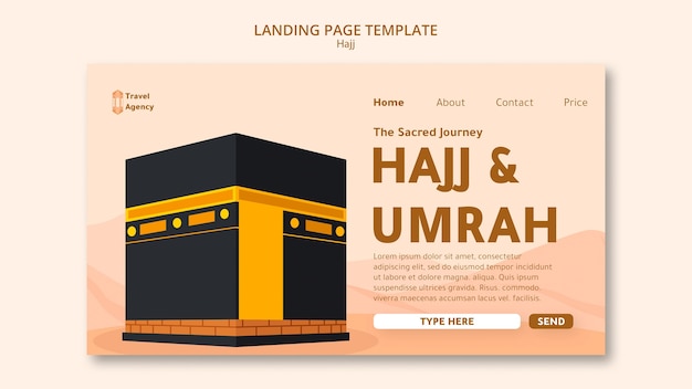 Free PSD hajj template design