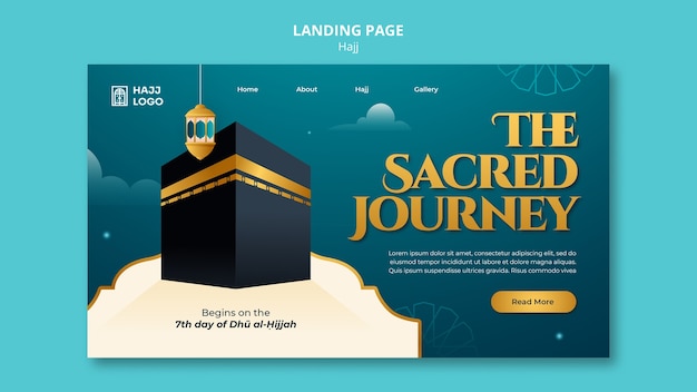 Free PSD hajj template design