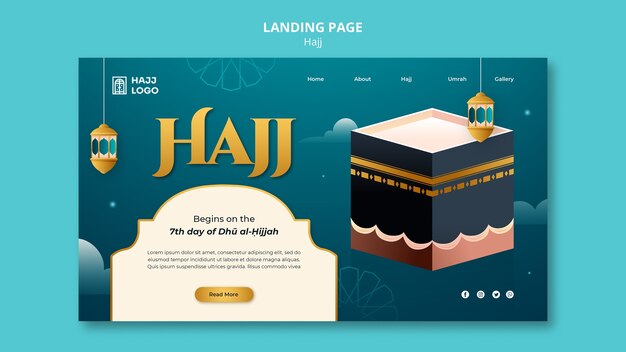 Hajj template design