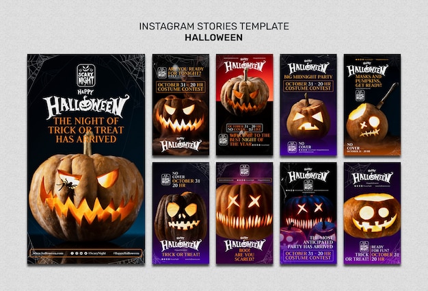 PSD Halloween Template Design – Free PSD Download