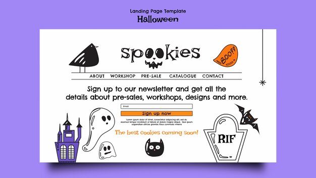 halloween template design