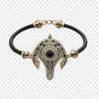 Free PSD hamsa bracelet jewellery isolated on transparent background