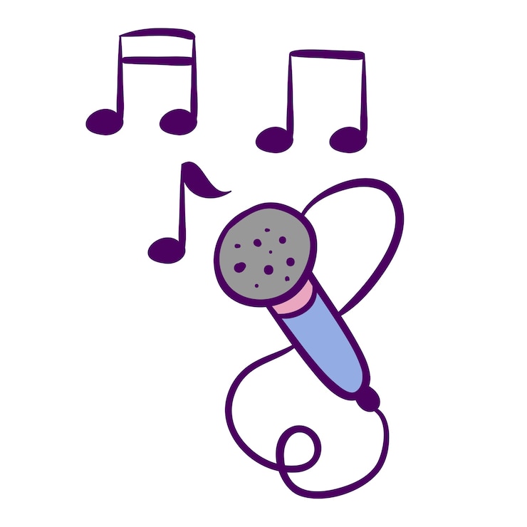 Free PSD hand drawn birthday icon illustration