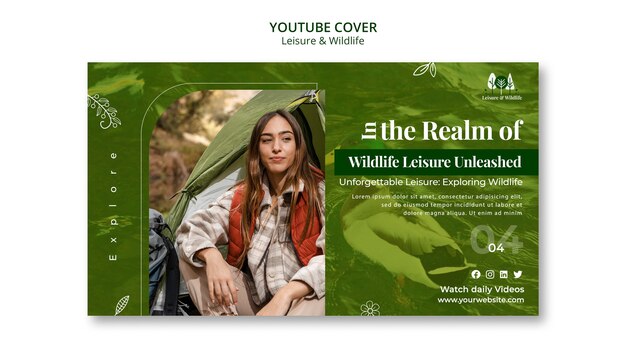 hand drawn leisure and wildlife youtube cover