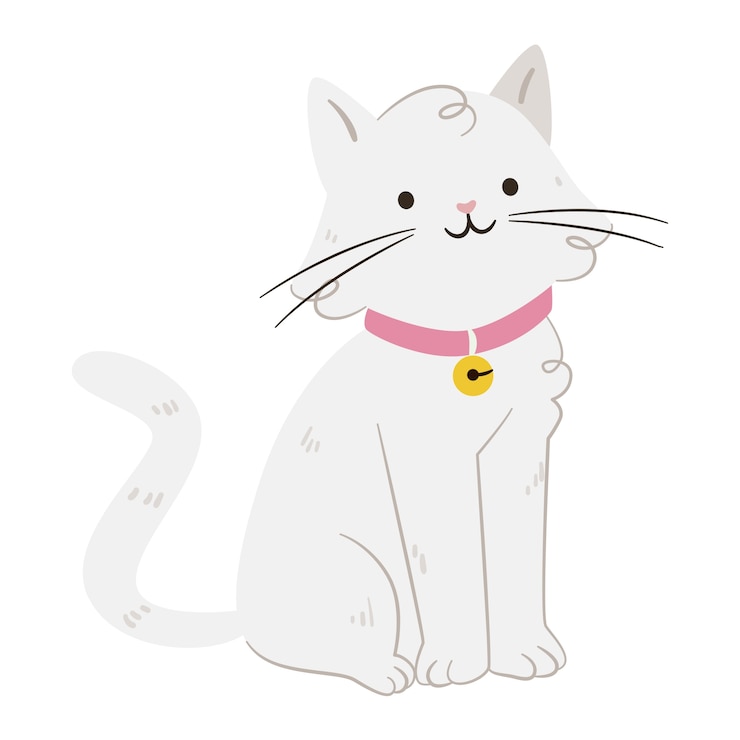 Free PSD hand drawn pet isolated