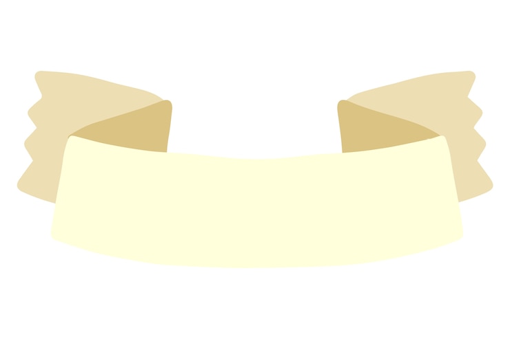 Free PSD hand drawn ribbon