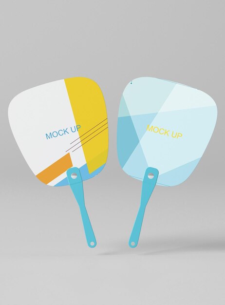 Download Premium PSD | Hand fan mockup