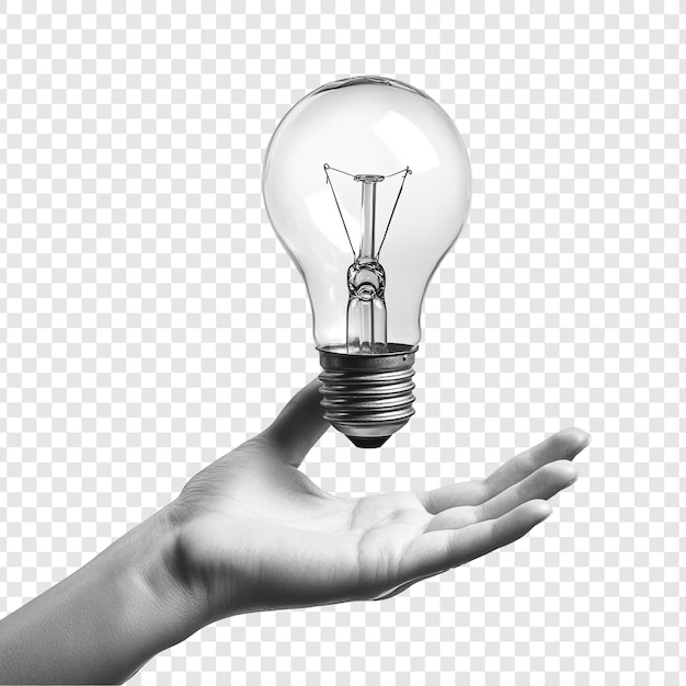 hand holding a light bulb a symbol of ideas and innovation
