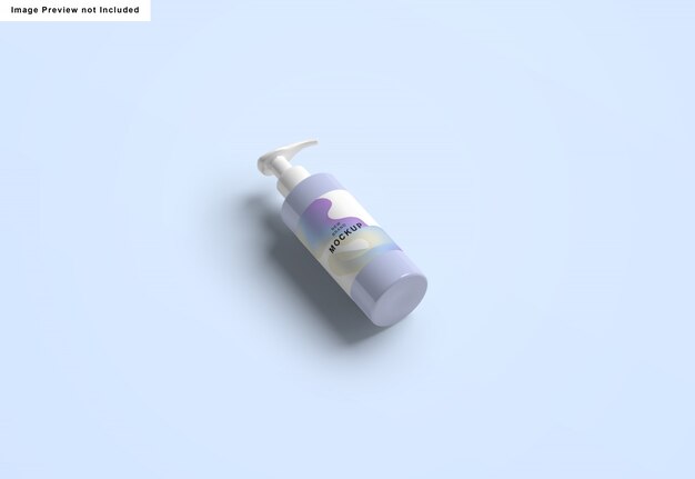 Hand Sanitizer Bottle Mockup