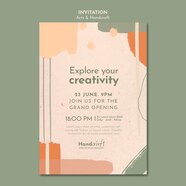 Exhibition Invitation Card Template Free Infoupdate