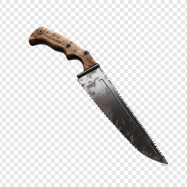 Free PSD handsaw isolated on transparent background