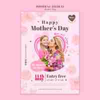 Free PSD happy mother day template design