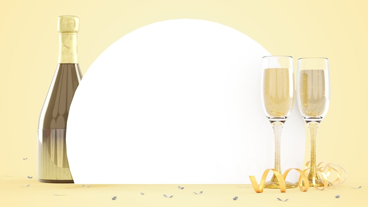 Free PSD happy new year background